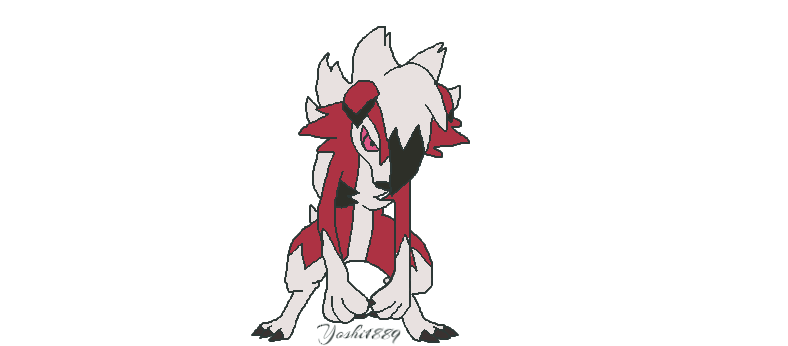 Midnight Lycanroc by Yoshi1889 on DeviantArt