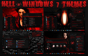 HELL BY HELL-X [windows 7 themes