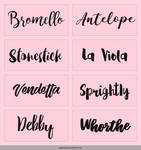 Download 50 Handwritten Fonts Pack By Intoxicatedvogue On Deviantart SVG Cut Files