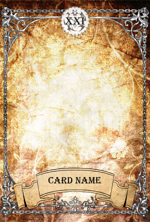 PH Tarot card template