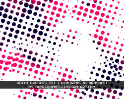 Halftone Brushes 1 by xUniiqueness on DeviantArt