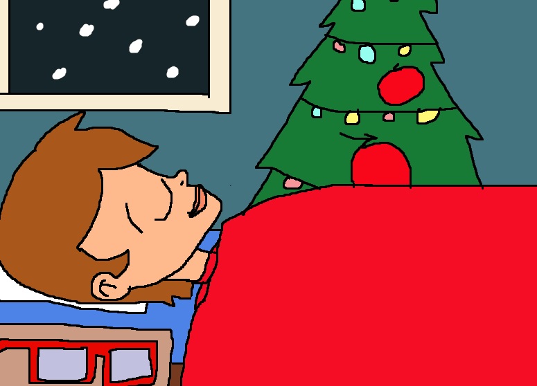 Olympia Sleeping on Christmas by ninjaturtles0319 on DeviantArt