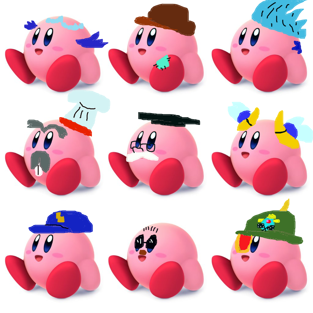 My Custom Kirby Hats 11 by Tommypezmaster on DeviantArt