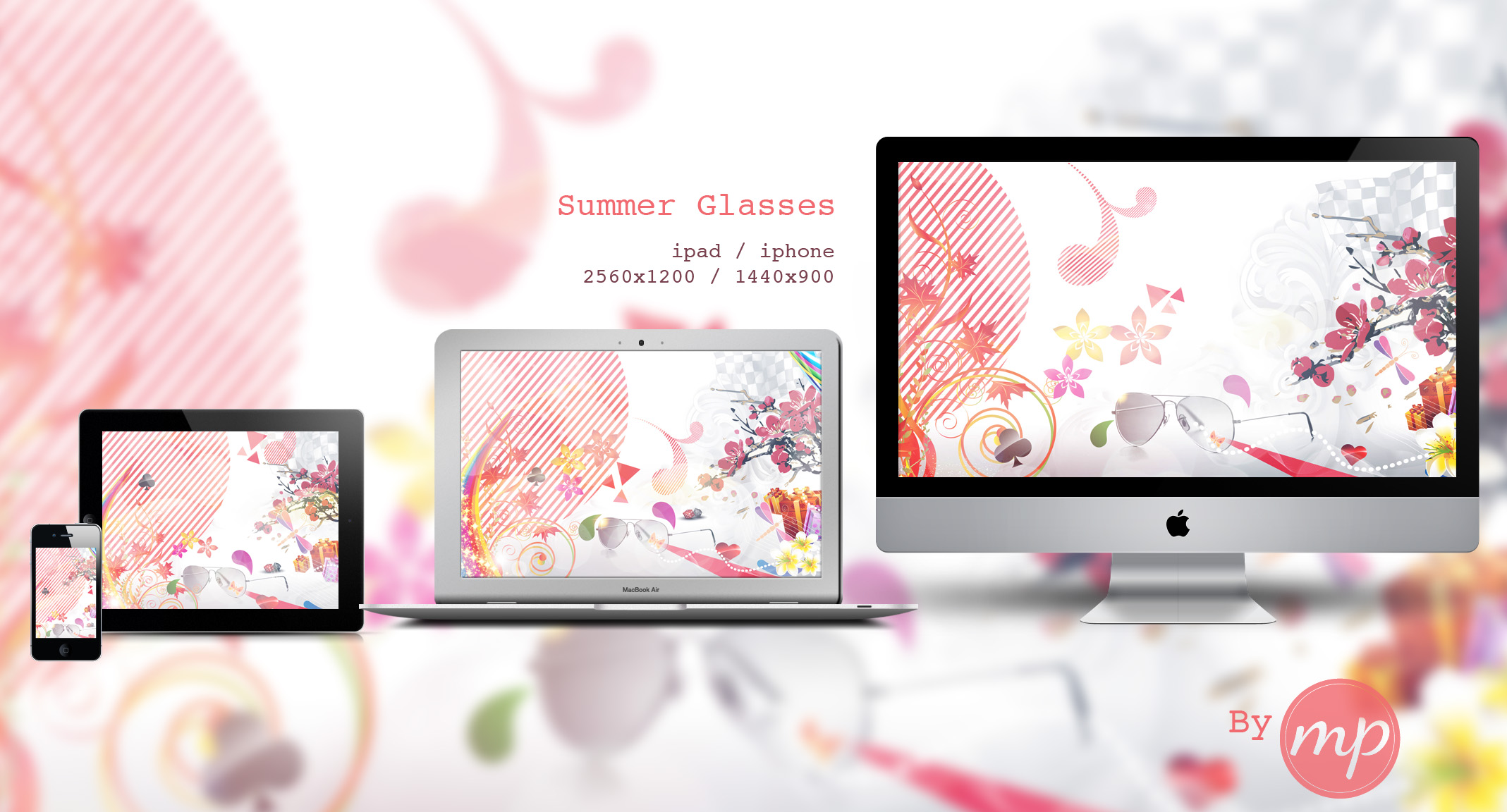 Summer Glasses / Wallpaper