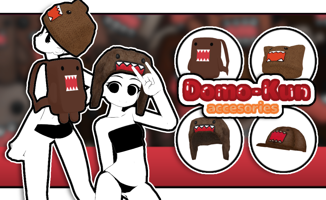 [MMD] DomoKun Items + DL by Lulabeiie on DeviantArt