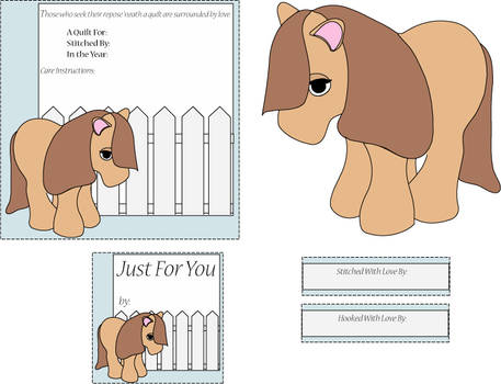Toy Horse Handmade Label Set