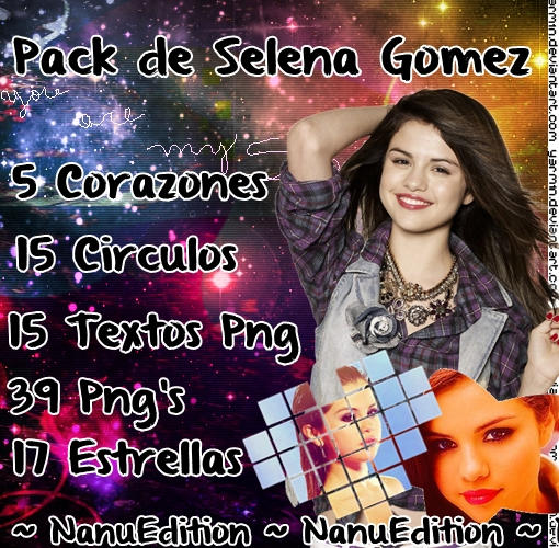 Mega Pack de Selena Gomez by NanuEdition on DeviantArt