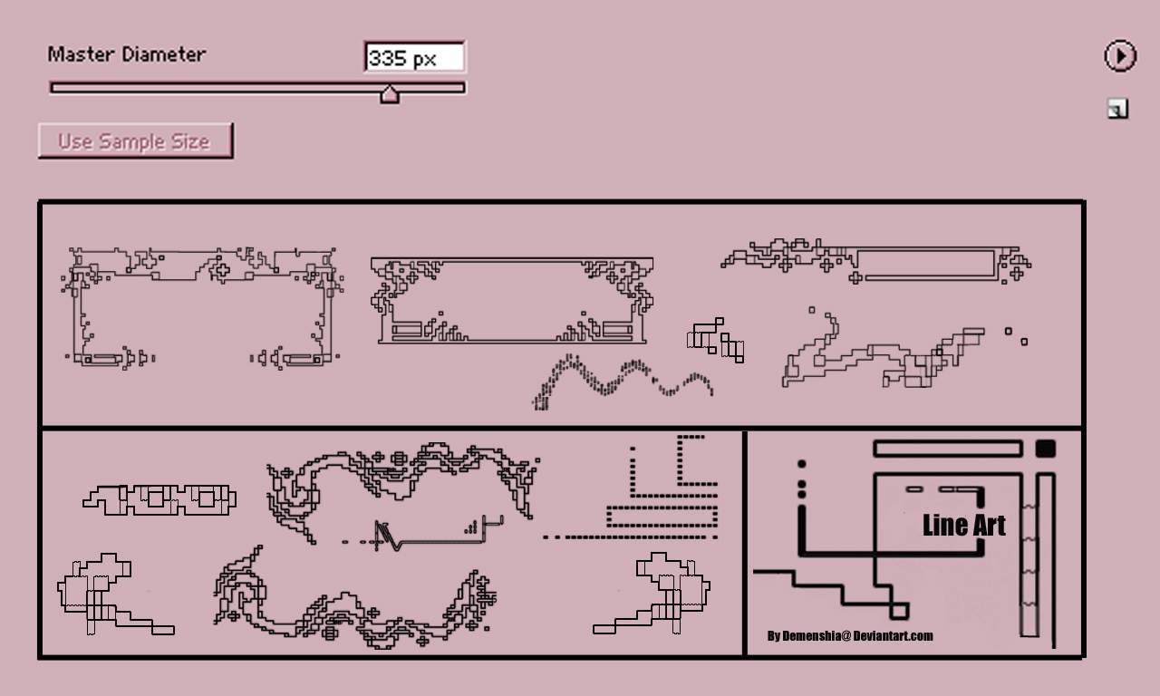 Line Art PS7 brushes