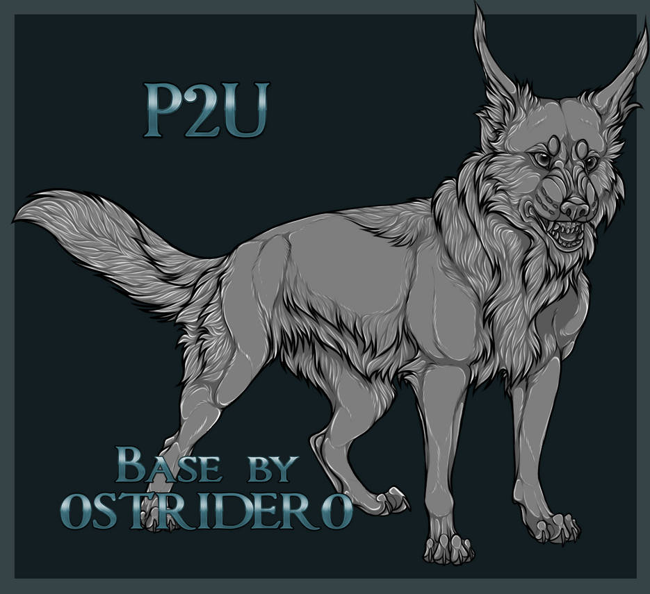 P2U Canine base by 0Strider0 on DeviantArt