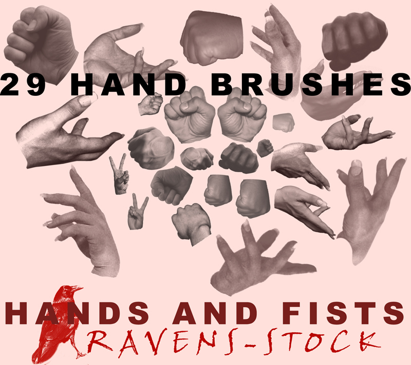 Hands and Fists brushes