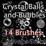 Spheres and Bubbles Brushes
