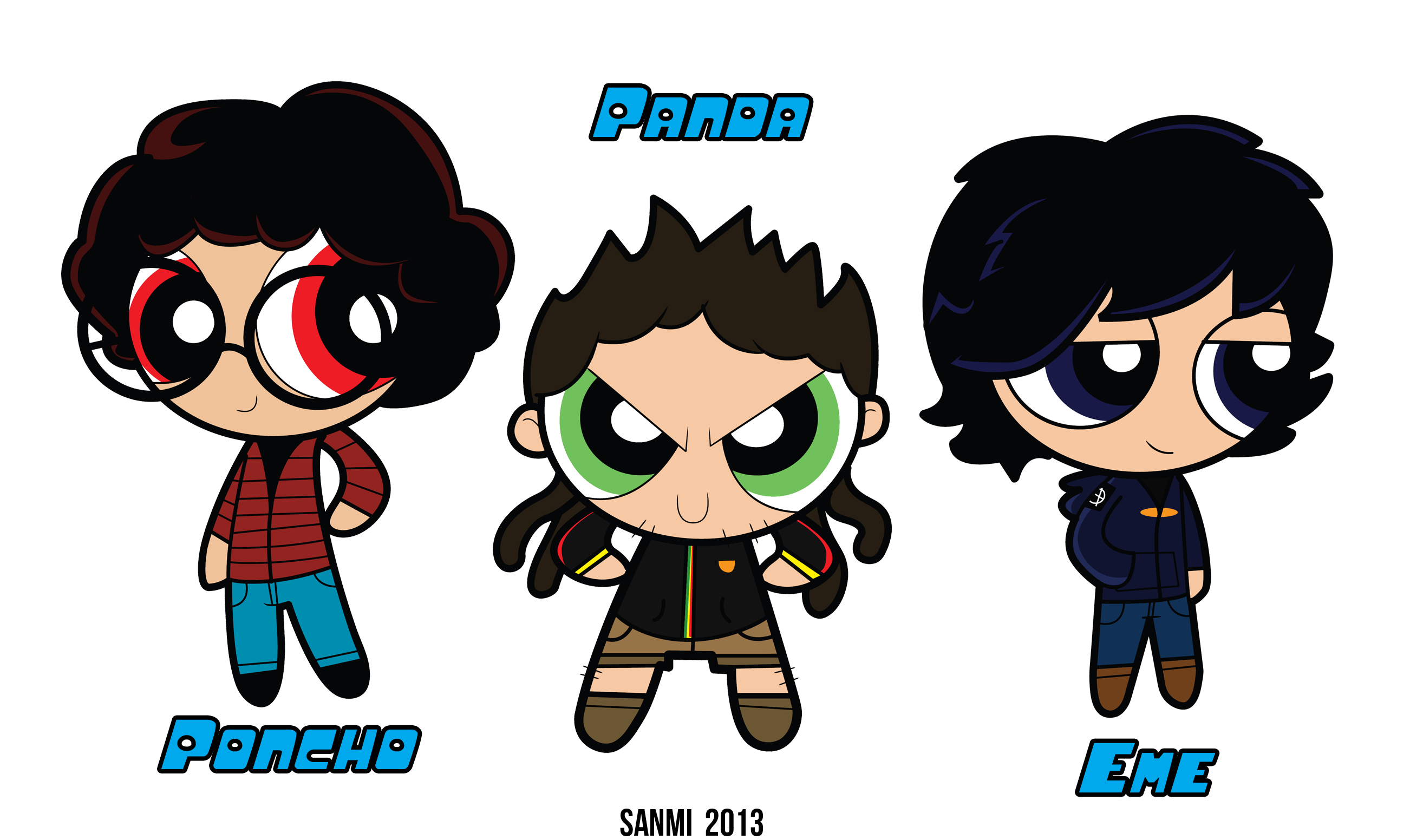 powerpuff guys by sanmi on DeviantArt
