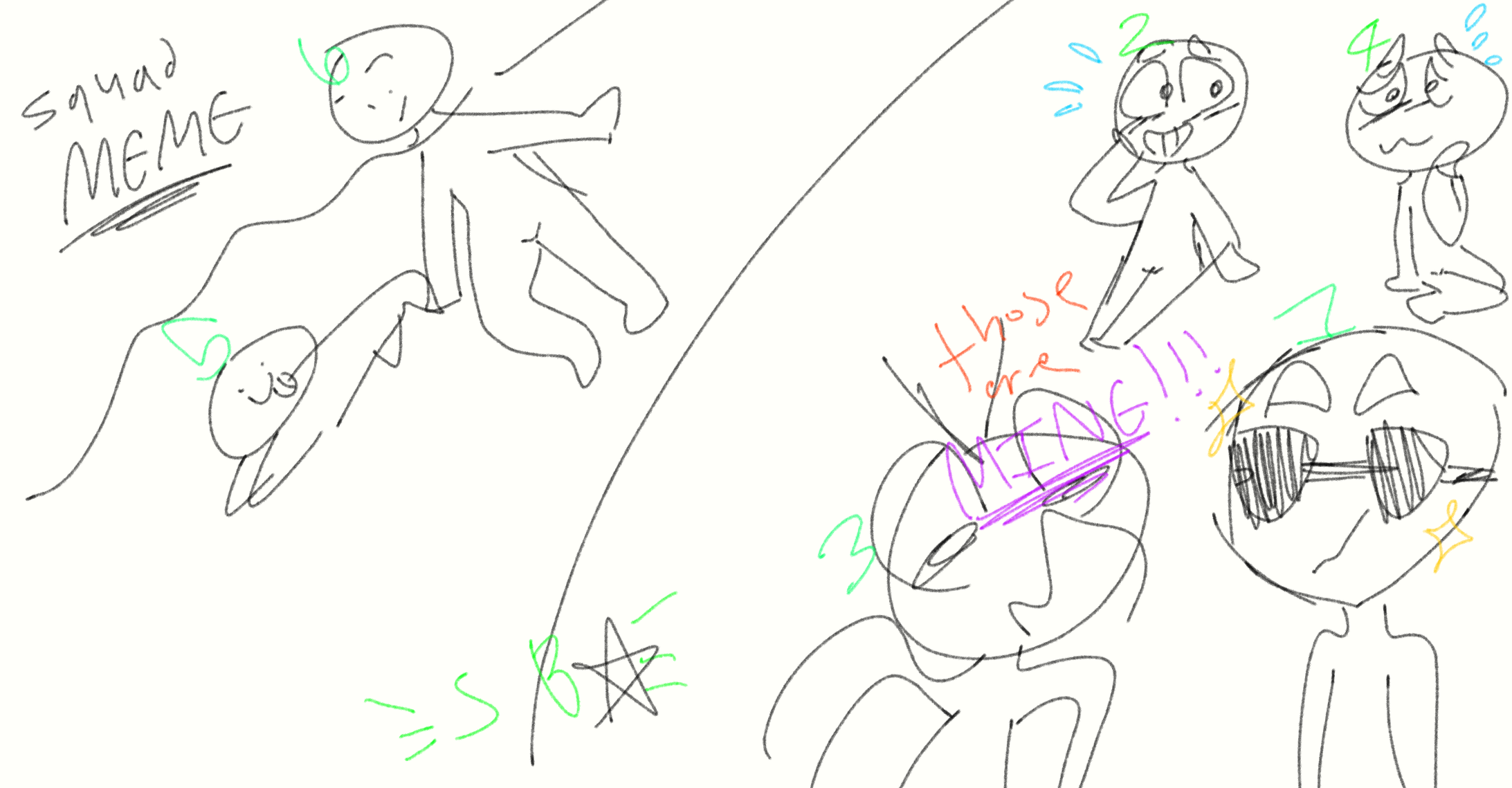 draw the squad meme 5 by starbirb22 on DeviantArt