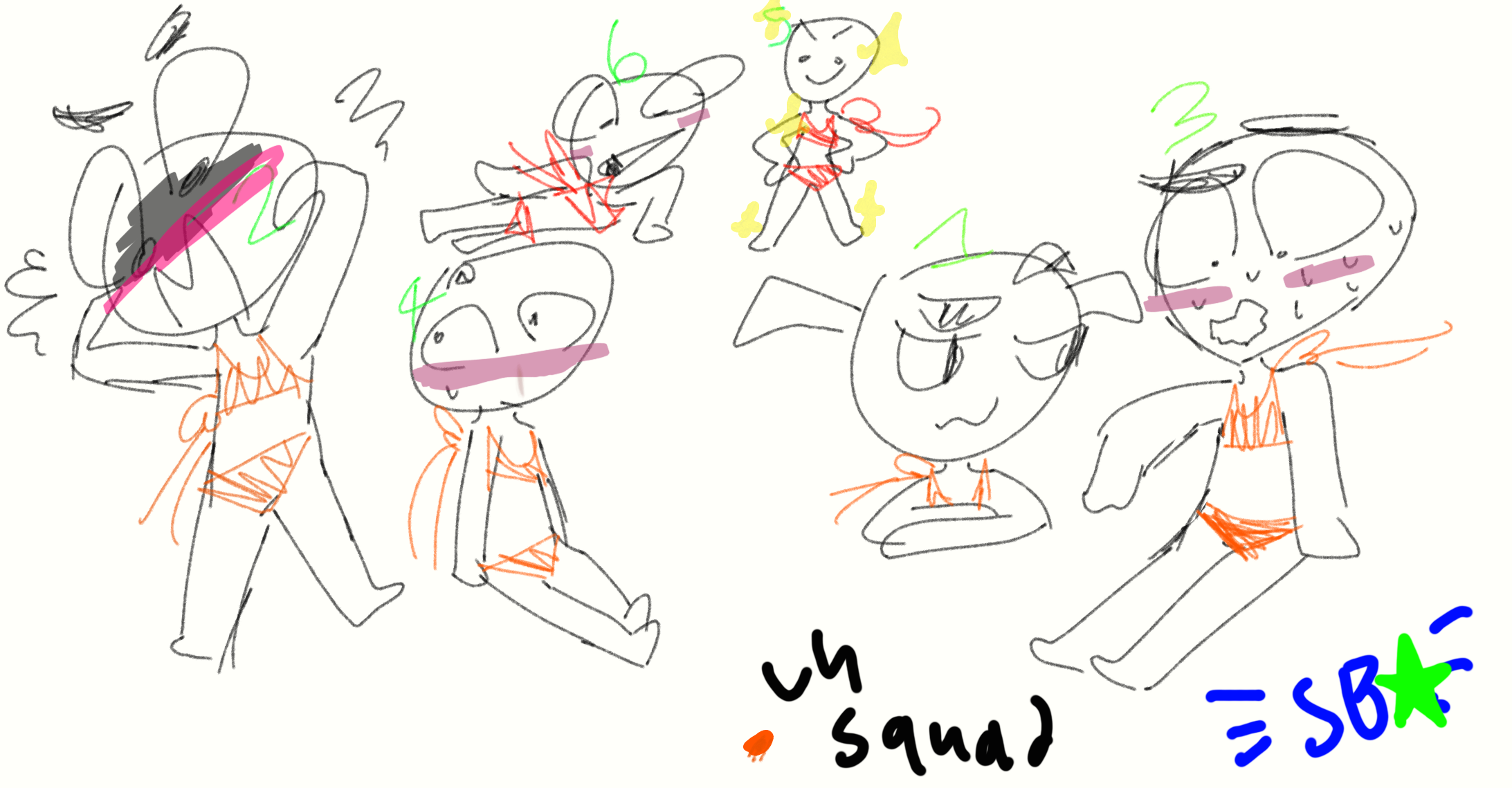 draw the squad meme 7 by starbirb22 on DeviantArt