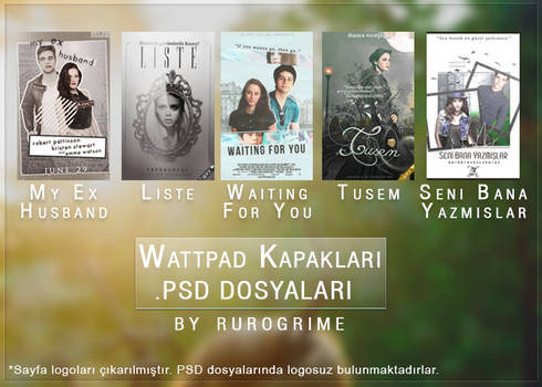 Wattpad Kapaklari PSD Dosyalari