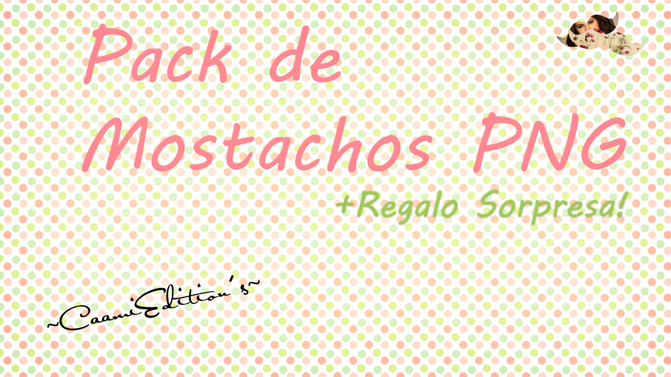 Pack de Mostachos Png.