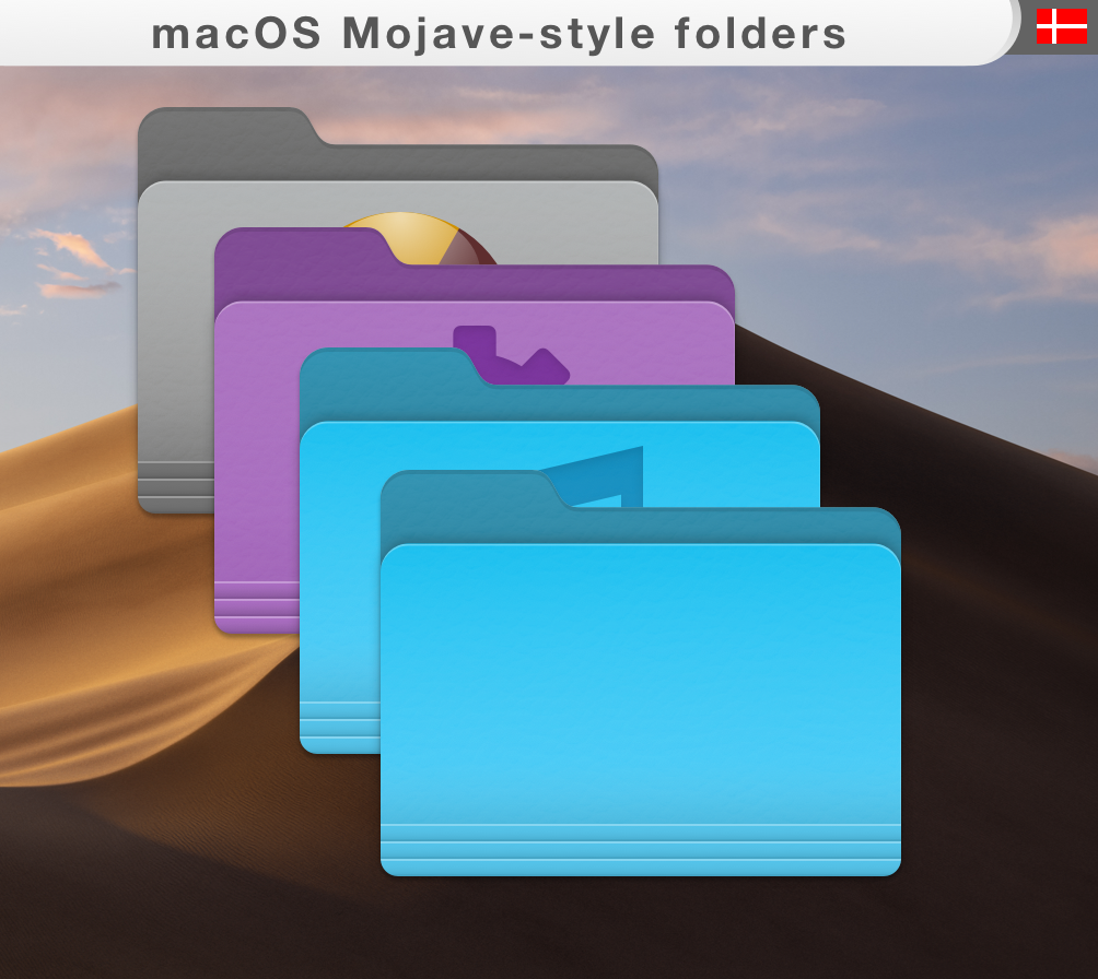 macOS-mojave style-folders