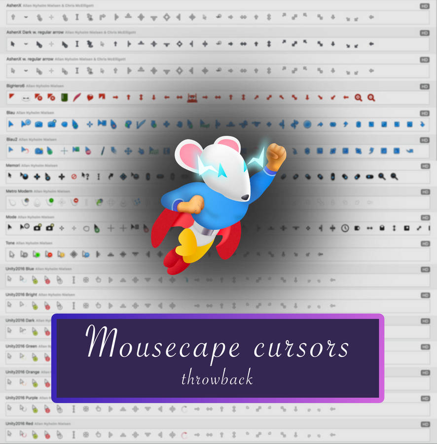 MousecapeThrowback 2021 (Mac cursors) by allannyholm on DeviantArt