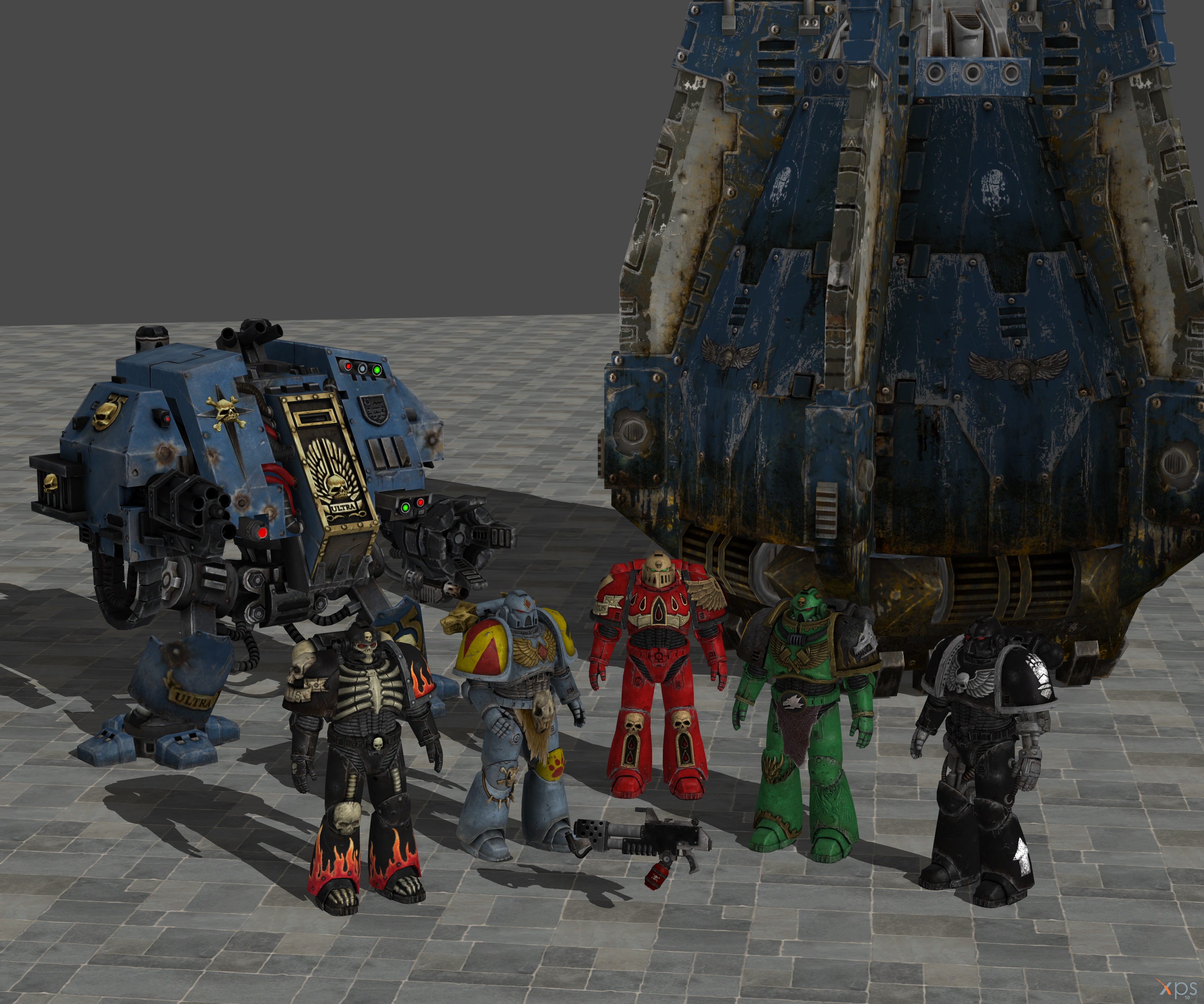 WARHAMMER 40K Space Marines XNALARA XPS by soulbrother73 on DeviantArt