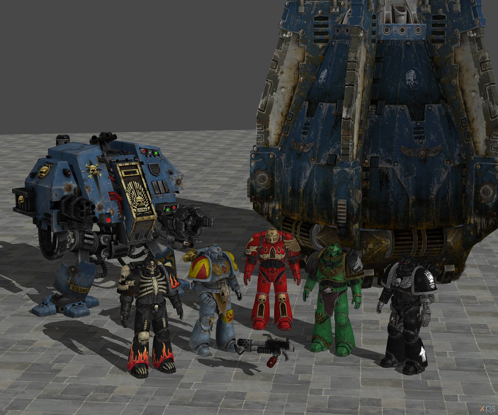 WARHAMMER 40K Space Marines XNALARA XPS by soulbrother73 on DeviantArt