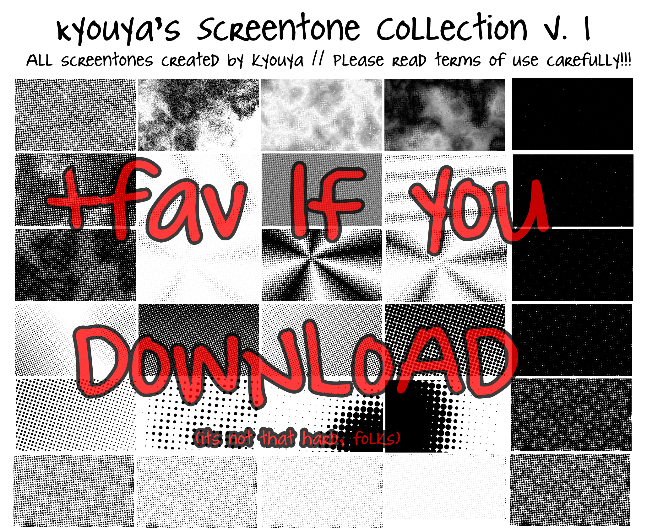 Screentone Collection v.1