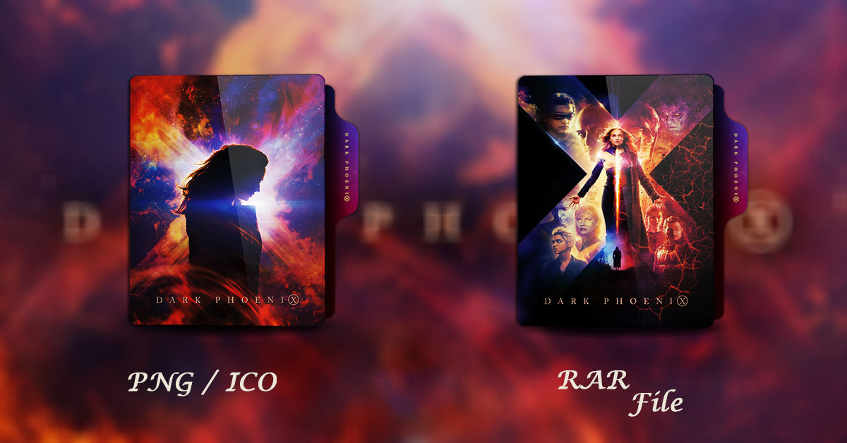 Dark Phoenix 2019 Folder Icon by lucifer1316 on DeviantArt
