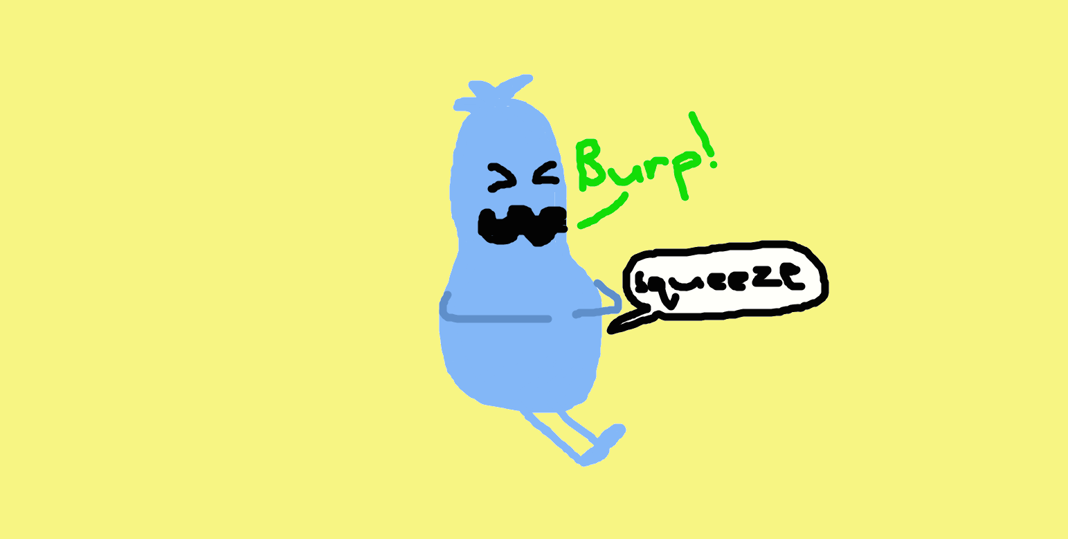 Squeezing My Tummy And Burping by UnicornButterfly900 on DeviantArt
