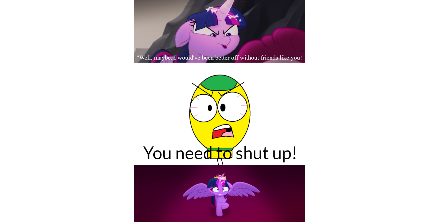 Felipe Tells Twilight To Shut Up by UnicornDraws900 on DeviantArt
