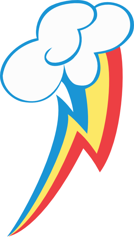 Rainbow Dash cutie mark by sistemx on DeviantArt