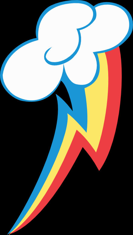 Rainbow Dash cutie mark by sistemx on DeviantArt