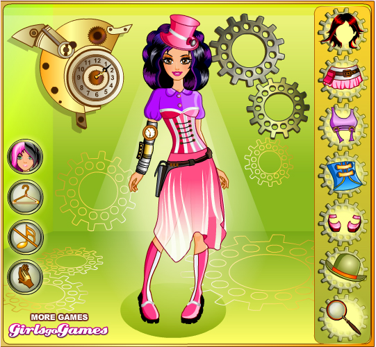 Steam Punk Dress Up Colorful