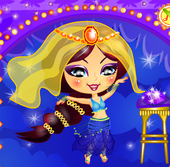 Pretty Belly Dancer Dress Up