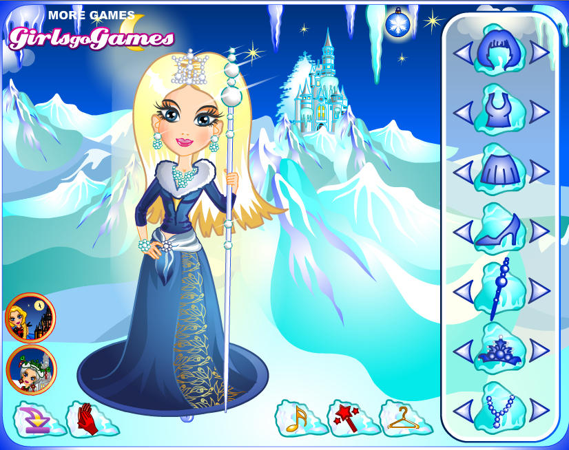 Snow Queen Dress up by TricksterGames on DeviantArt