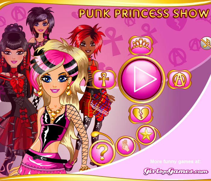 Punk Show Dress Up Game