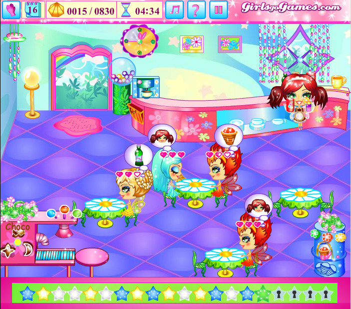 Fairy Cafe. Time manager