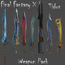 FFX Tidus Weapon Pack