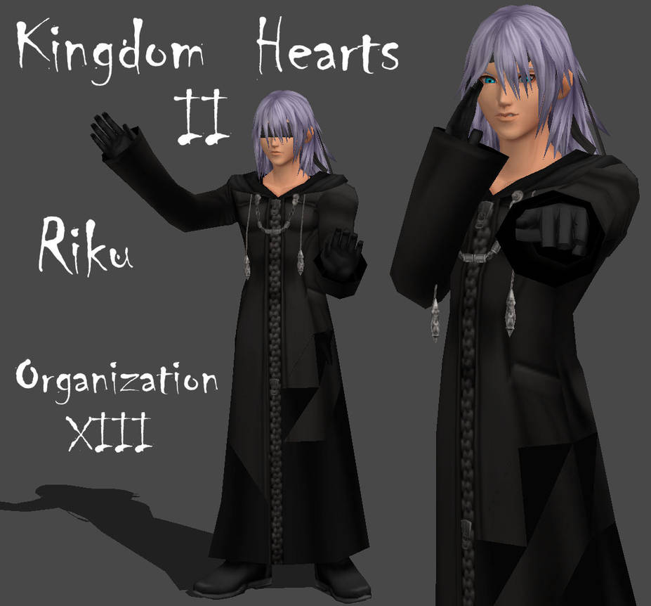 KH2 Riku Organization XIII by FrozenKnight on DeviantArt