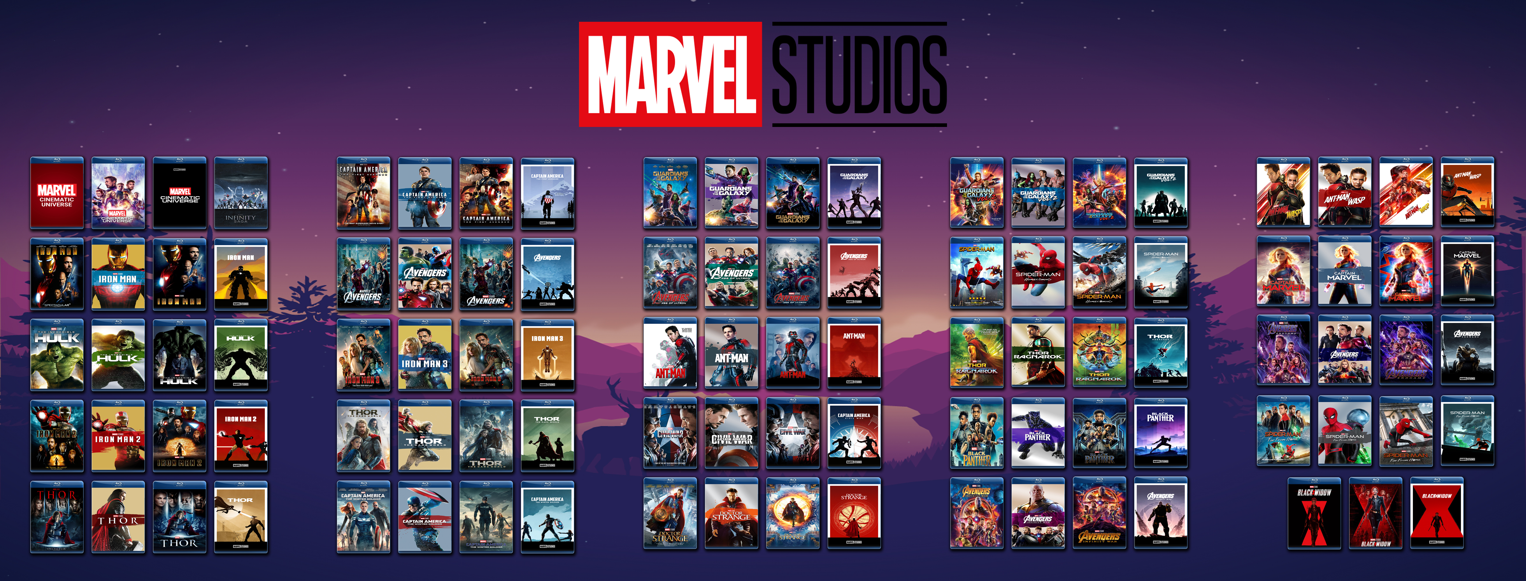 Marvel Studios Collection - Blu-ray Icons by lemuskv on DeviantArt