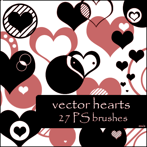 hearts vector brushes by szuia on DeviantArt