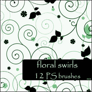 floral swirls brushes