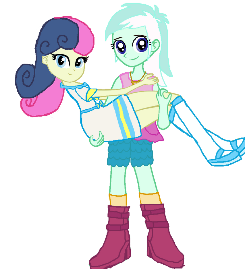 Lyra x BonBon- EQG Holding U Base by kTd1993 on DeviantArt