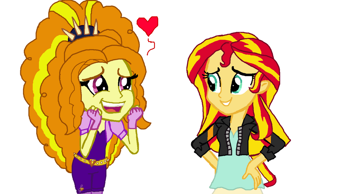 Sunset is Adagio's Girl by kTd1993 on DeviantArt