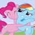 Pinkie Pie x Rainbow Dash PLZ