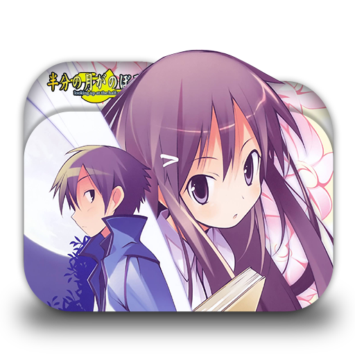 Get Wallpaper Hanbun No Tsuki Ga Noboru Sora Folder Icon By Minacsky Saya On For iPhone
