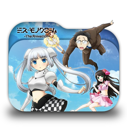 Get Wallpaper Miss Monochrome The Animation Folder Icon By Minacsky Saya On For Android Free