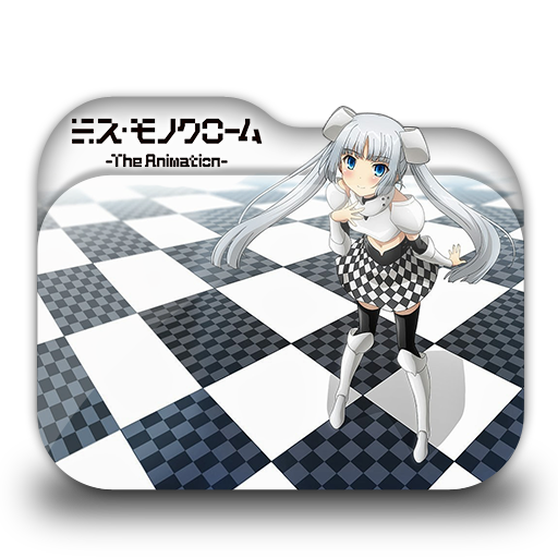 Get Wallpaper Miss Monochrome The Animation Socc Folder Icon By Minacsky HD