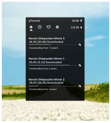 HUD uTorrent for Rainmeter