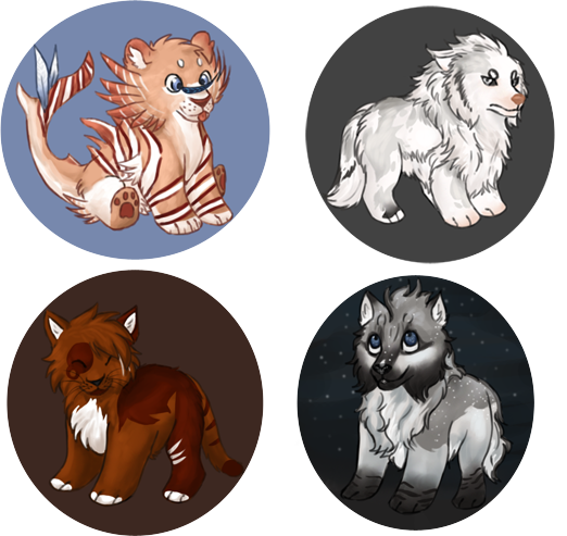 Chibi commissions batch 1 by Alleriawolf on DeviantArt
