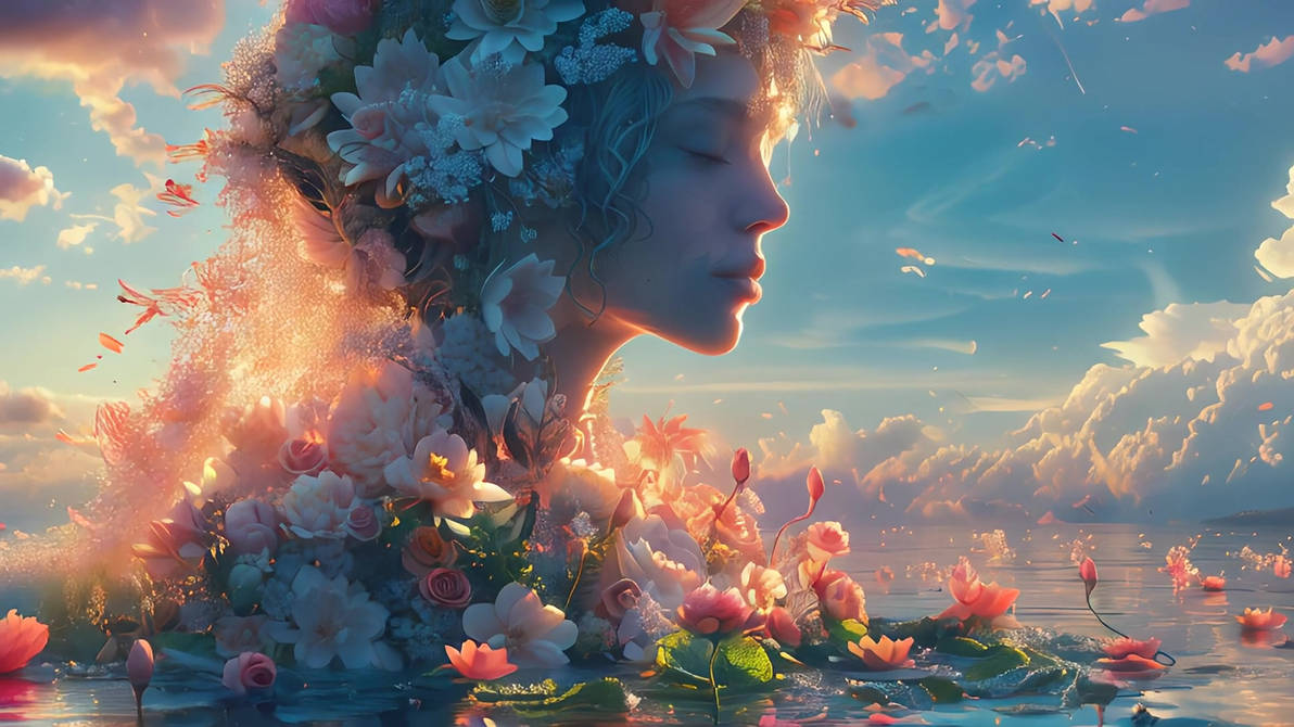 Floral Queen by emilysaiart on DeviantArt