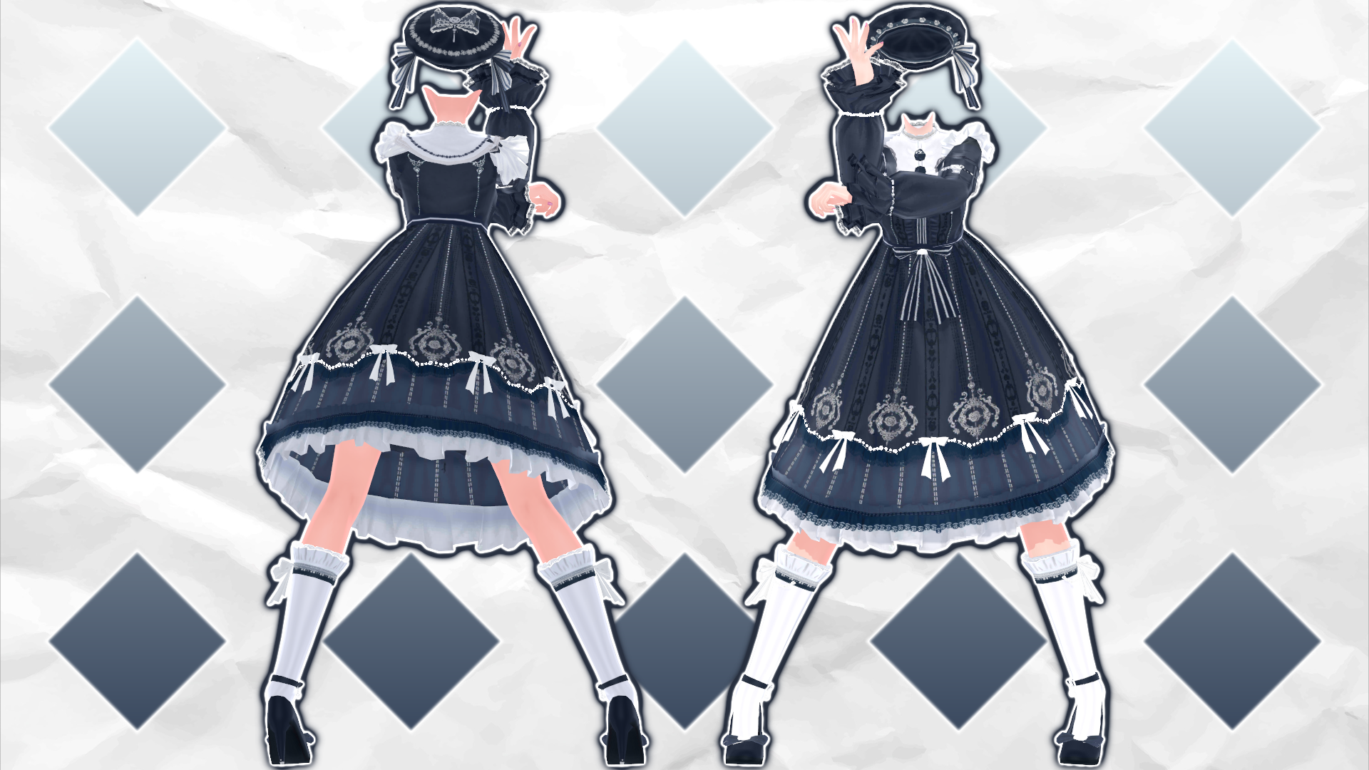 TDA Lolita Dress Outfit Base by Sandra-MMD on DeviantArt